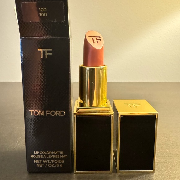 Tom Ford Lip Color Matte Shade 100 100 .1 oz 3 g Full Size NIB - Picture 1 of 7